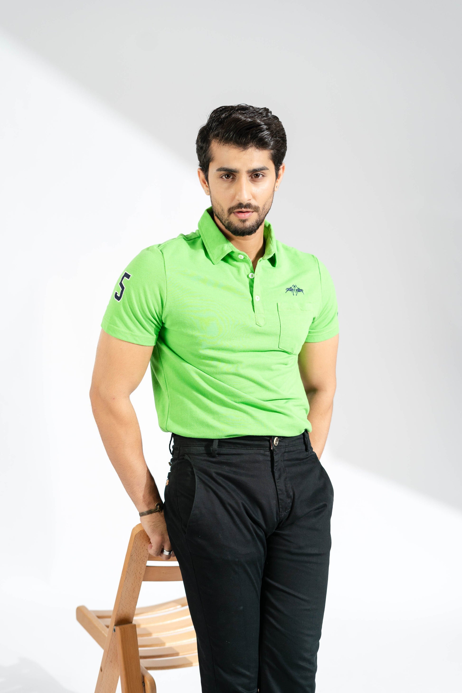 Polo Republica Men's Double Pony Polo & 5 Embroidered Pocket Polo Shirt Men's Polo Shirt Polo Republica