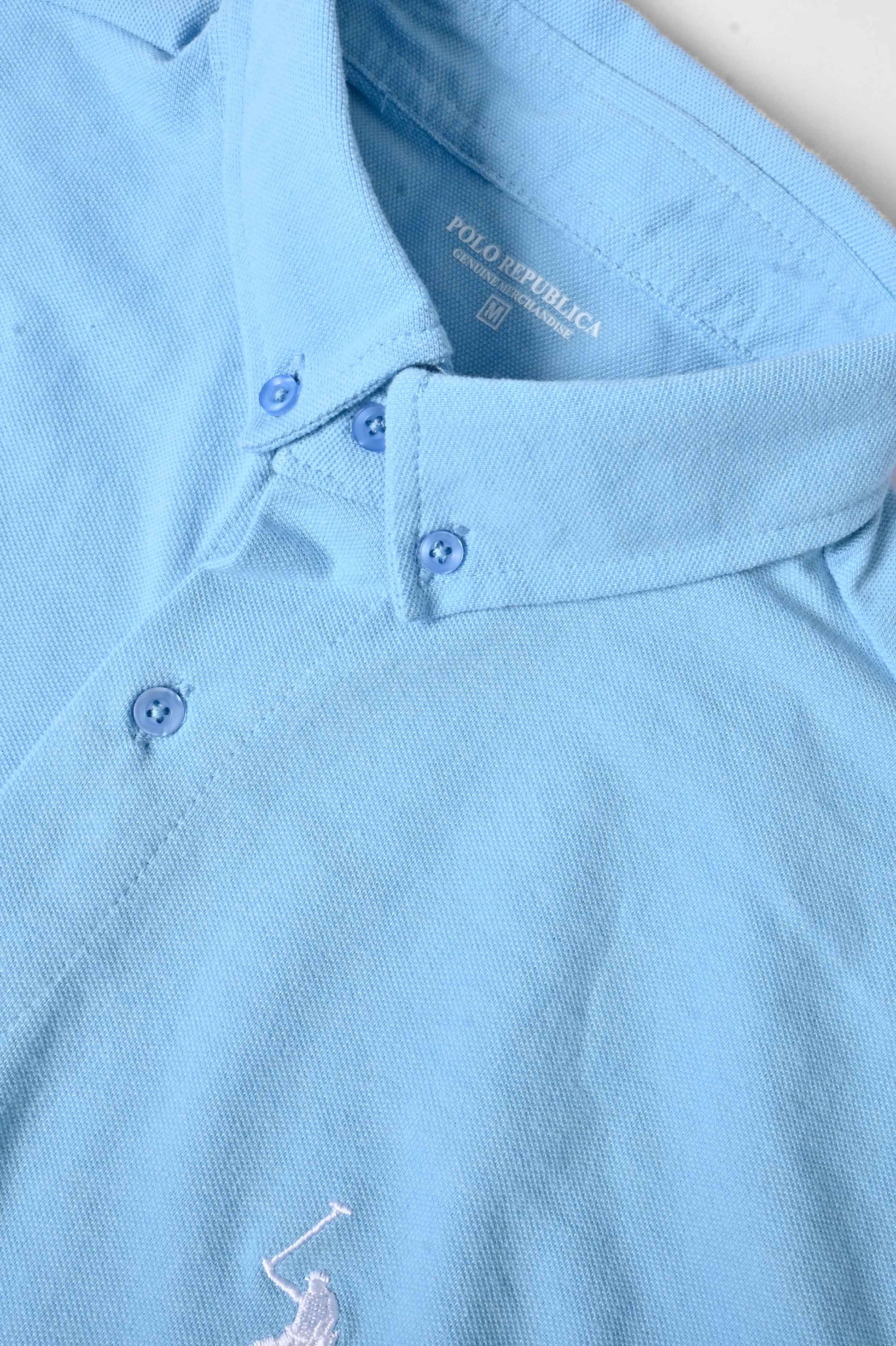 Polo Republica Men's Signature Pony Embroidered Pique Casual Shirt Men's Casual Shirt Polo Republica