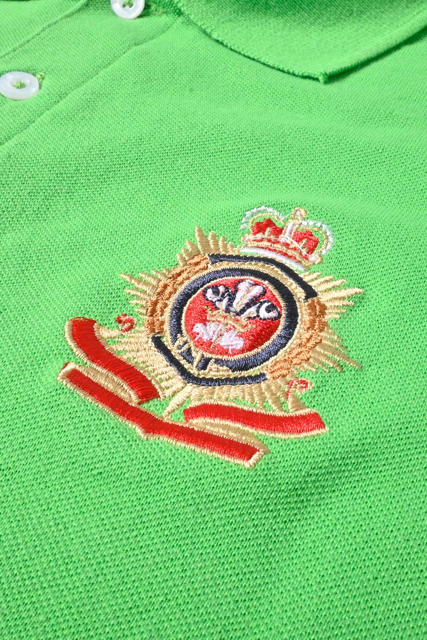 Polo Republica Men's Crest & 5 Embroidered Short Sleeve Polo Shirt