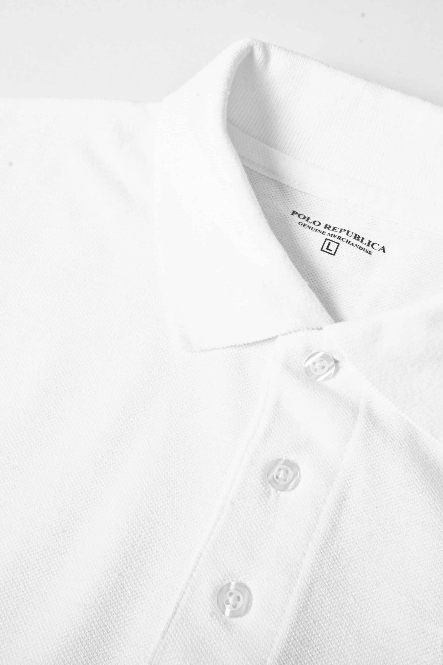 Polo Republica Men's Twin Pony & Flag Embroidered Short Sleeve Polo Shirt