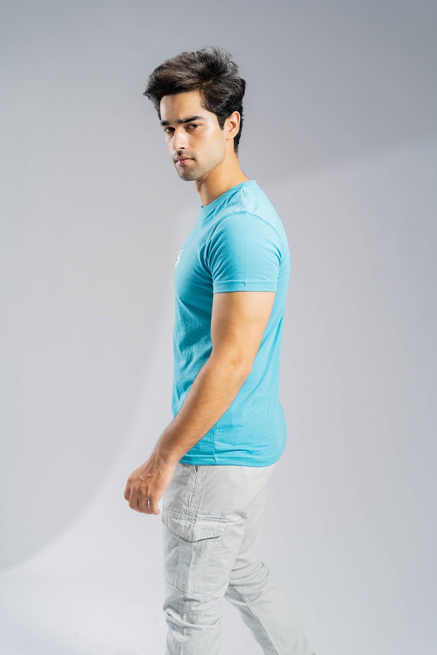 Polo Republica Men's Brooklyn NY Embroidered Crew Neck Tee Shirt