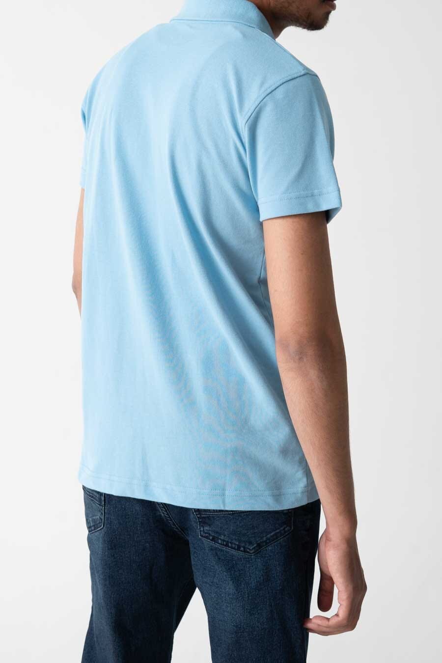 Polo Republica Men's Zipper Placket Polo Shirt