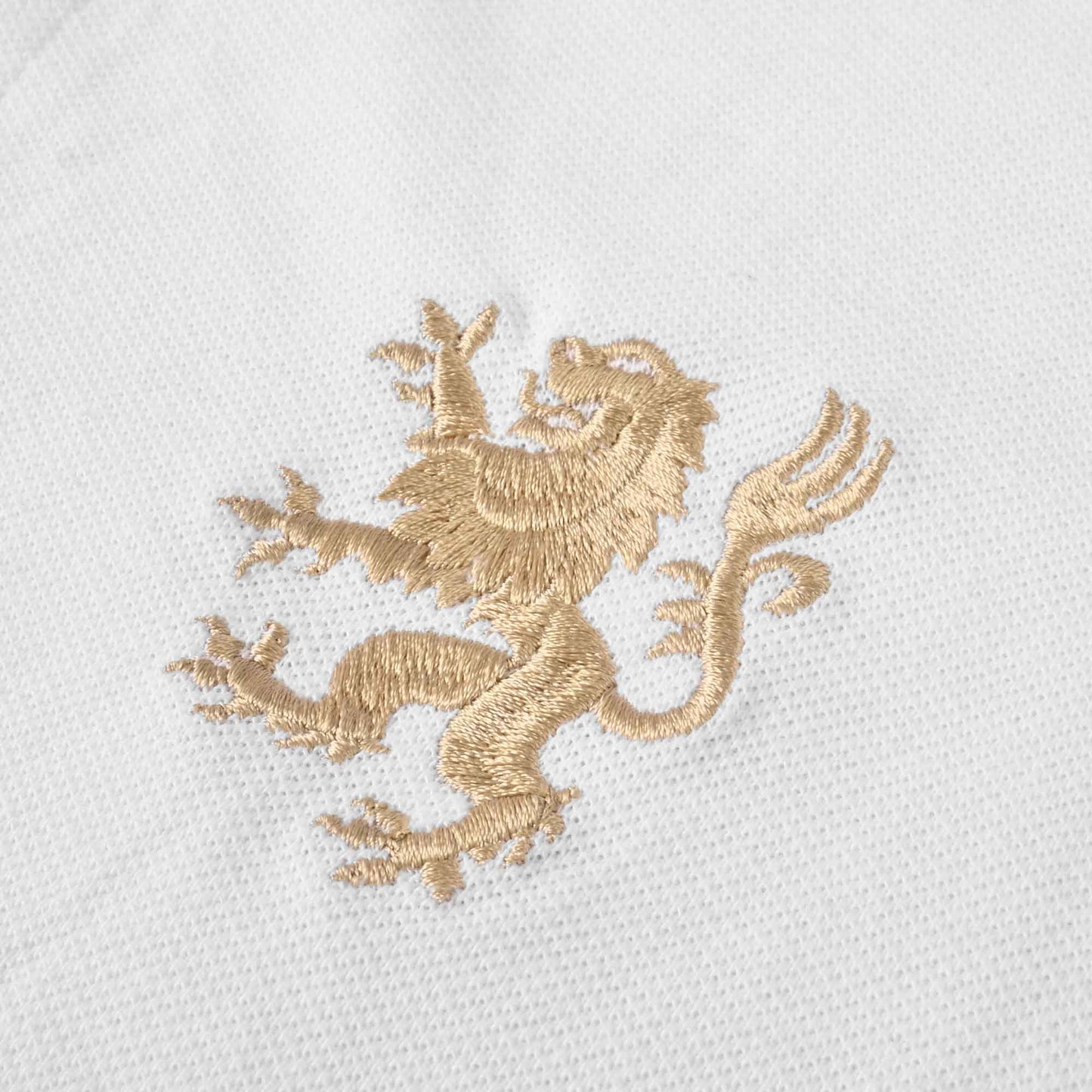 Polo Republica Men's Lion Crest & 9 Polo Embroidered Short Sleeve Polo Shirt