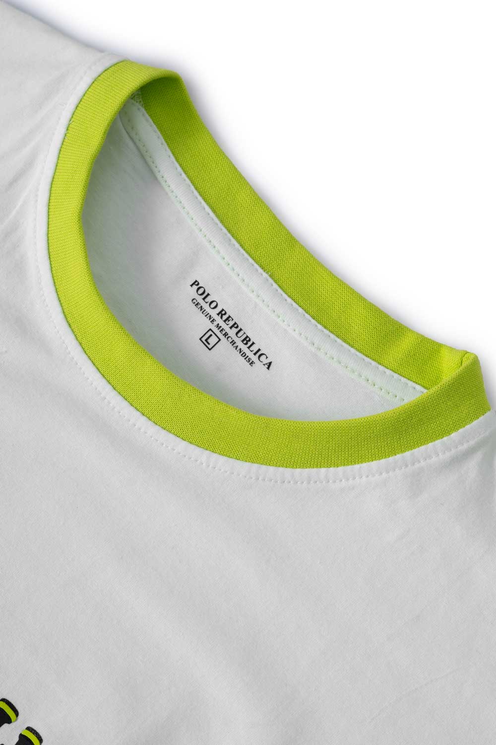 Polo Republica Men's Contrast Sleeveless Tee Shirt