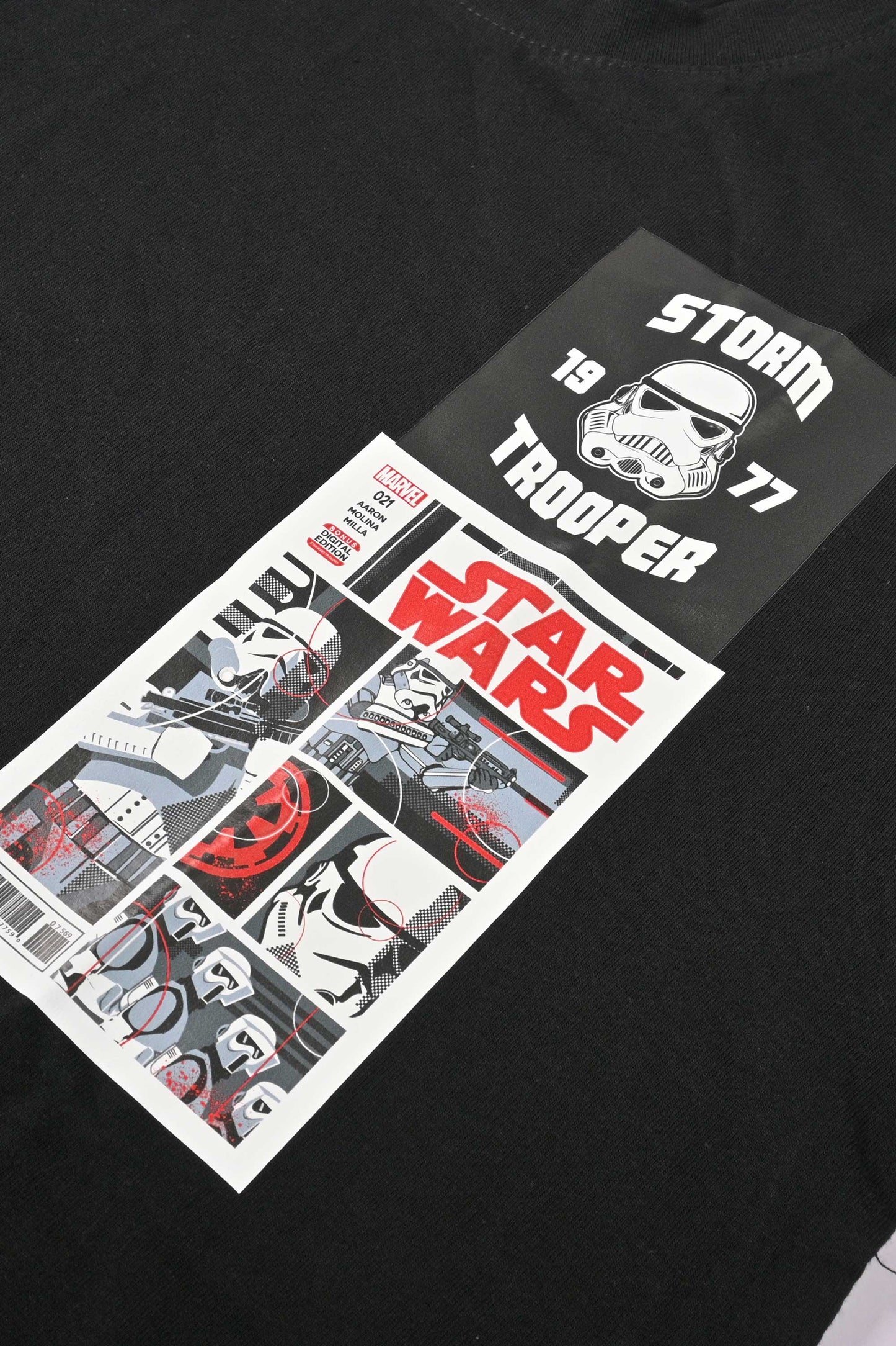 Polo Republica Men's Storm Trooper Printed Crew Neck Tee Shirt