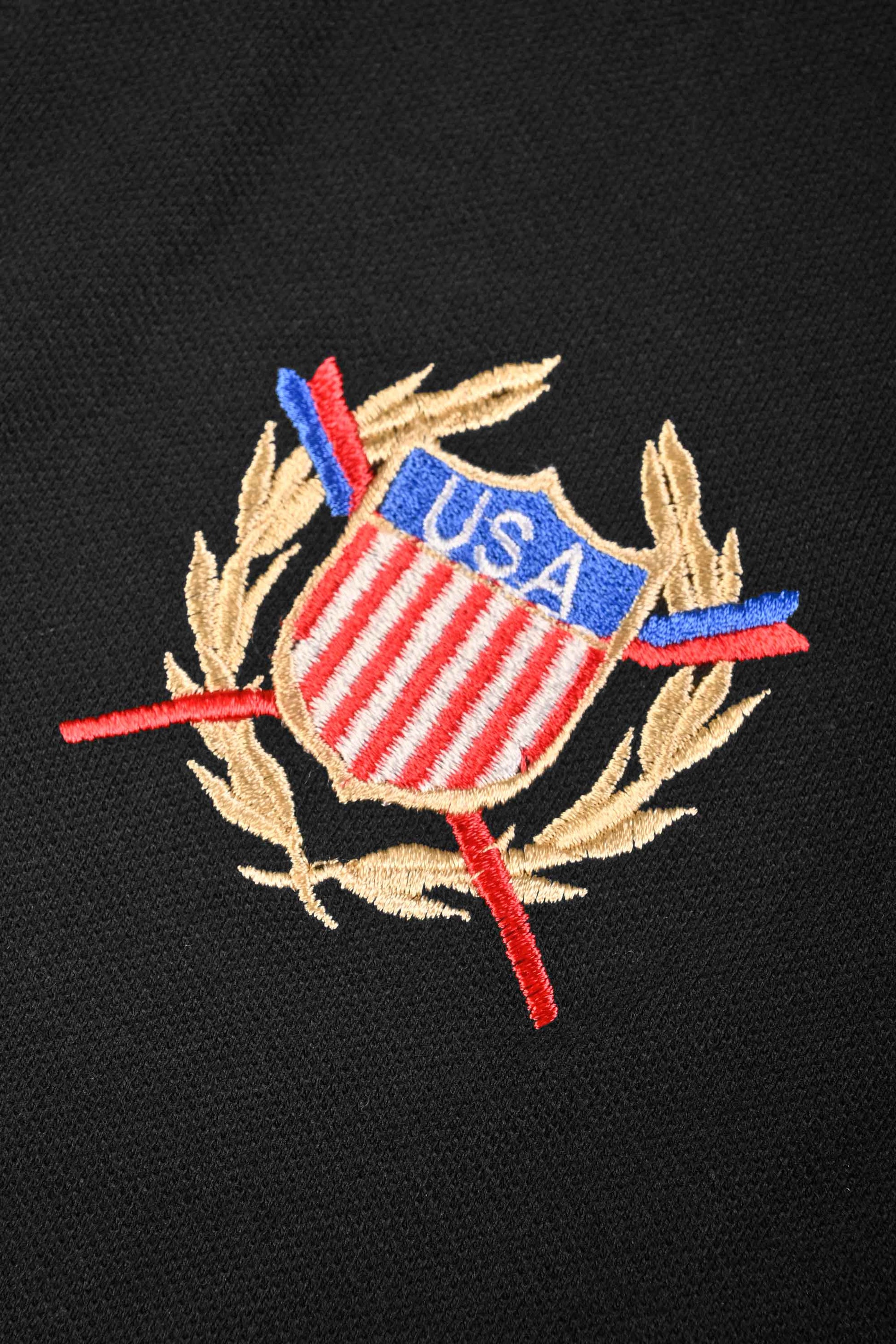 Polo Republica Men's USA & Polo Embroidered Short Sleeve Polo Shirt Men's Polo Shirt Polo Republica