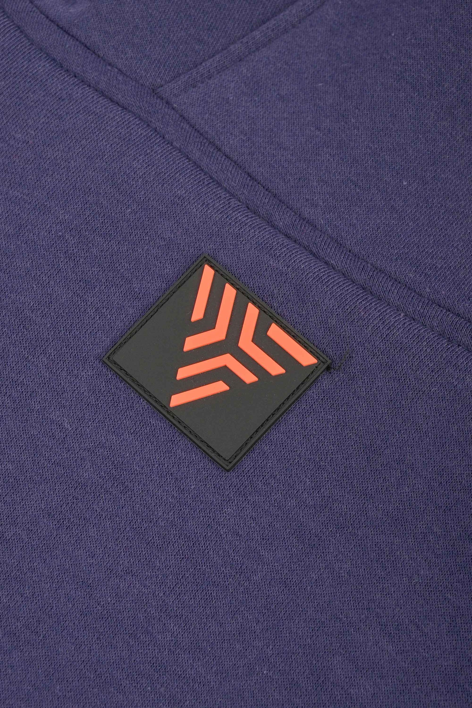 Axinite Unisex AX 96 Contrast Panel Fleece Zipper Hoodie Unisex Zipper Hoodie Image