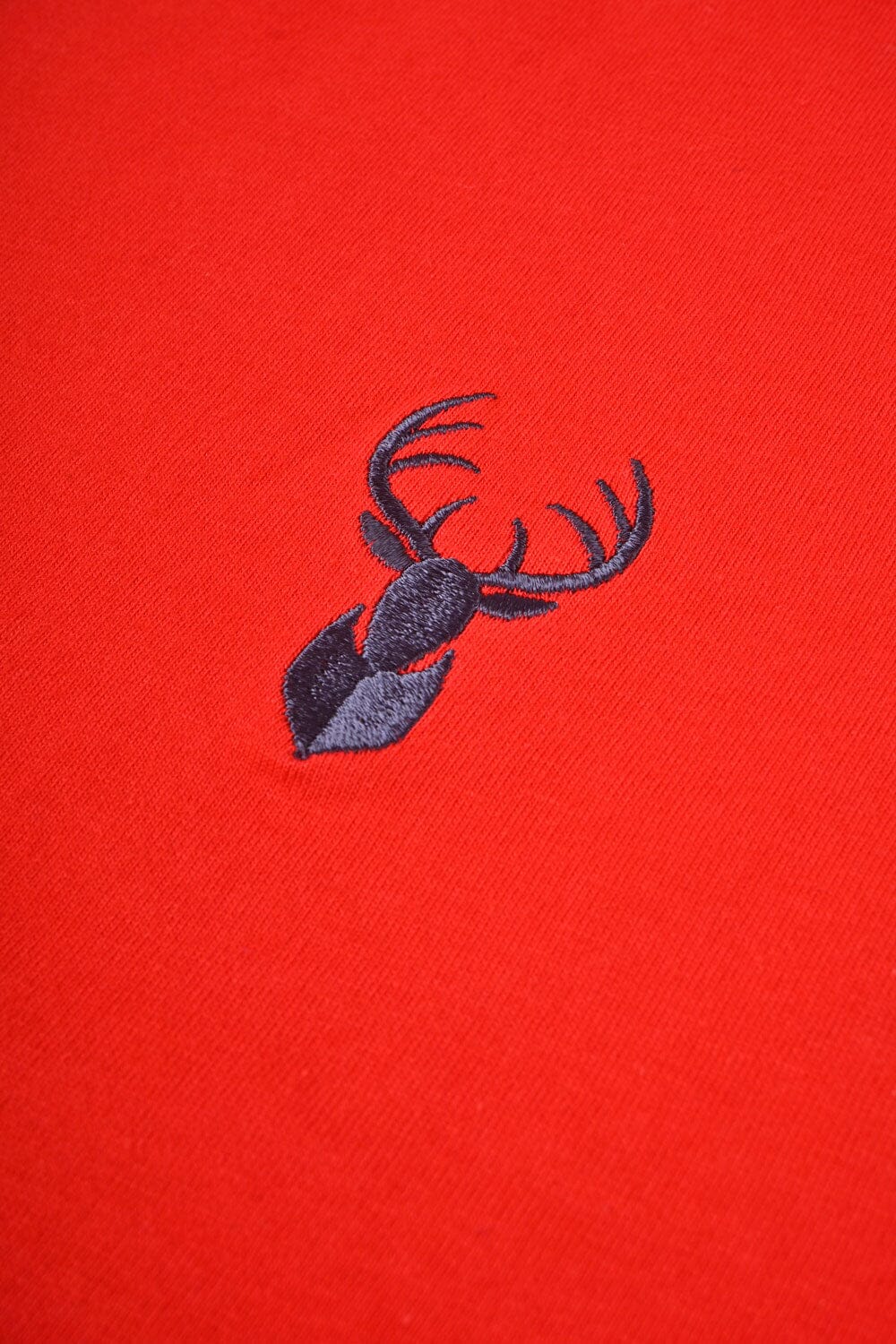 Polo Republica Men's Deer Embroidered Crew Neck Tee Shirt Men's Tee Shirt Polo Republica