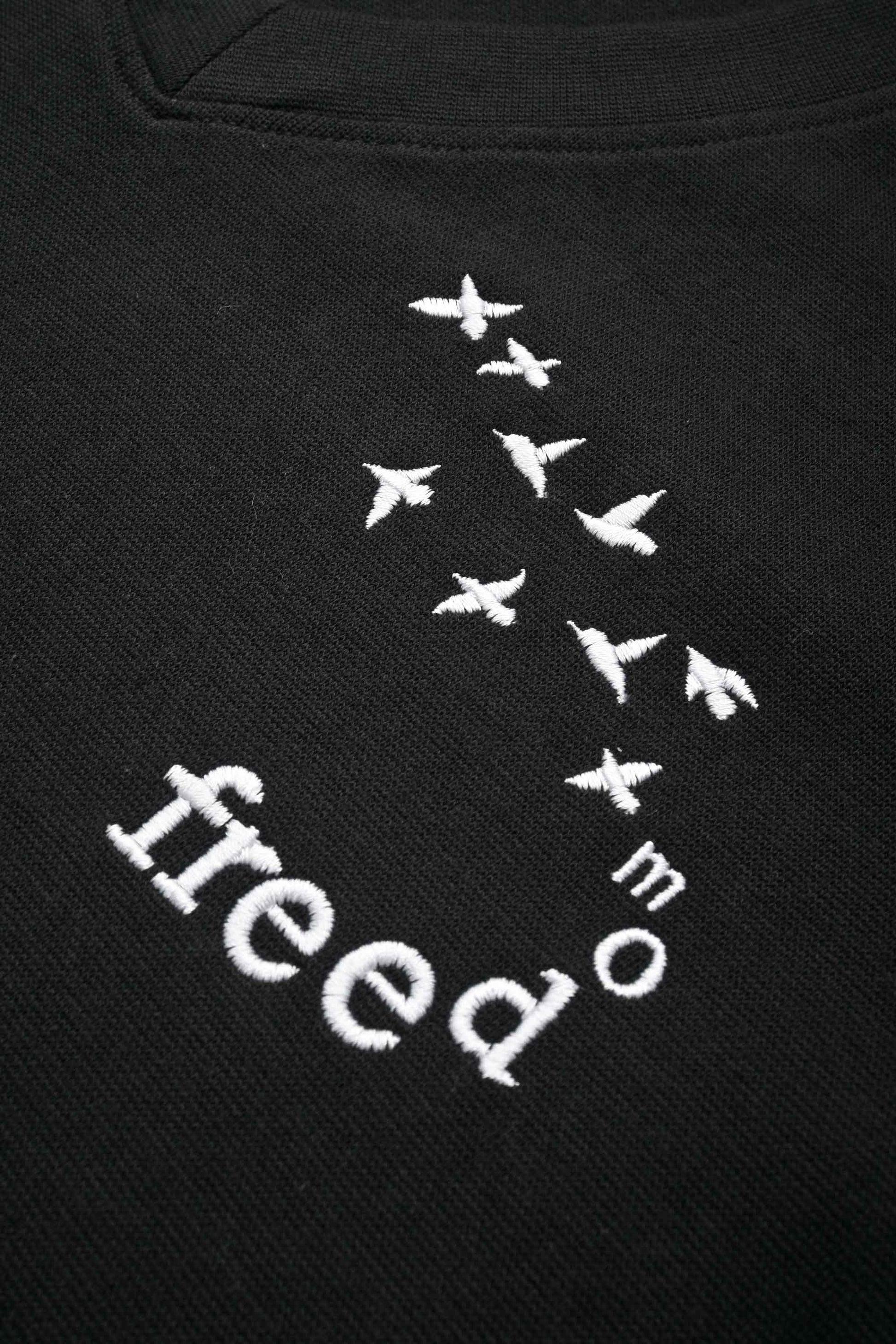 Polo Republica Men's Freedom Embroidered V-Neck Sweat Shirt Men's Sweat Shirt Polo Republica