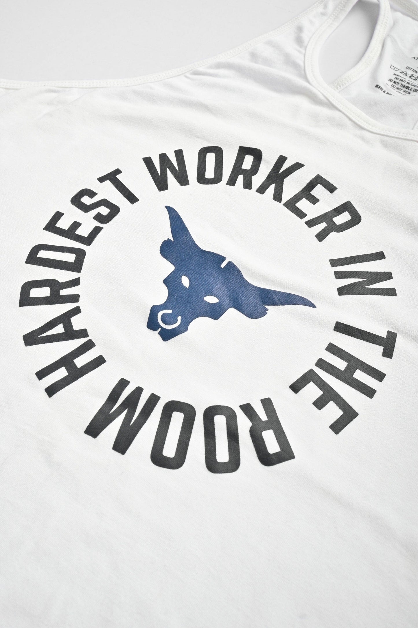 Polo Athletica Men's Hardest Worker Printed Activewear Tank Top Men's Activewear Vest Polo Republica