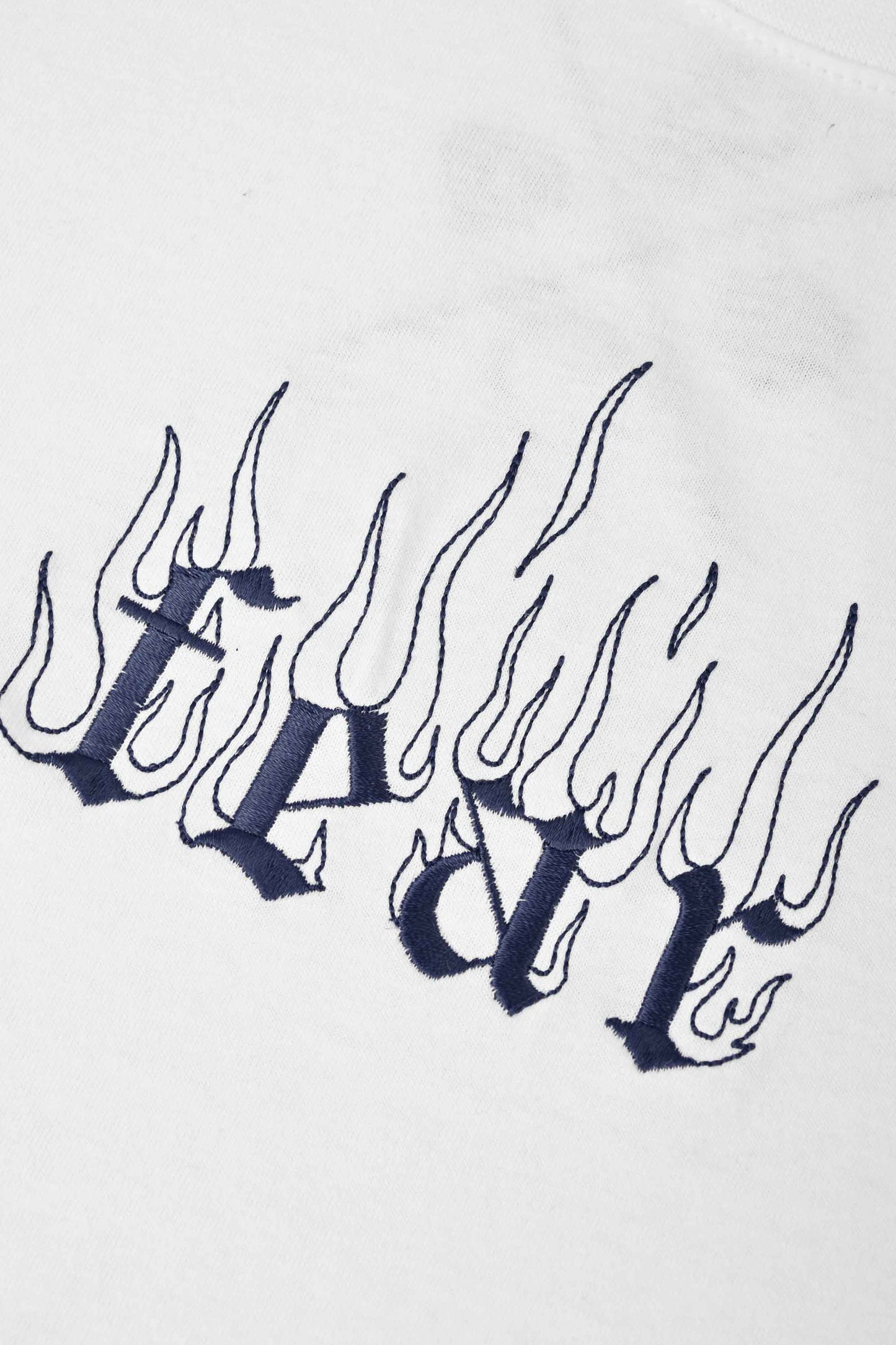 Polo Republica Men's Fear Embroidered Crew Neck Tee Shirt