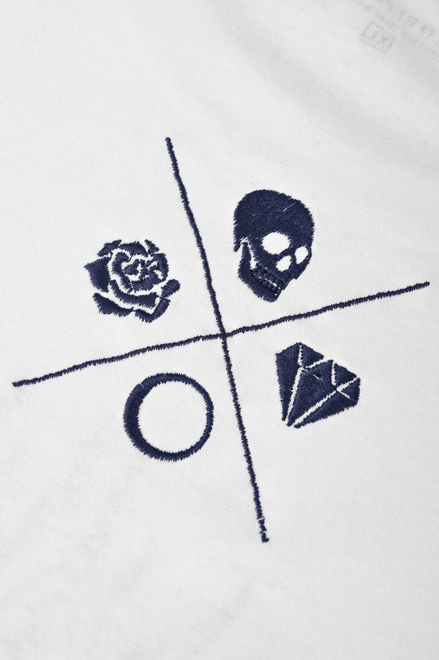 Polo Republica Men's Fear Embroidered Crew Neck Tee Shirt