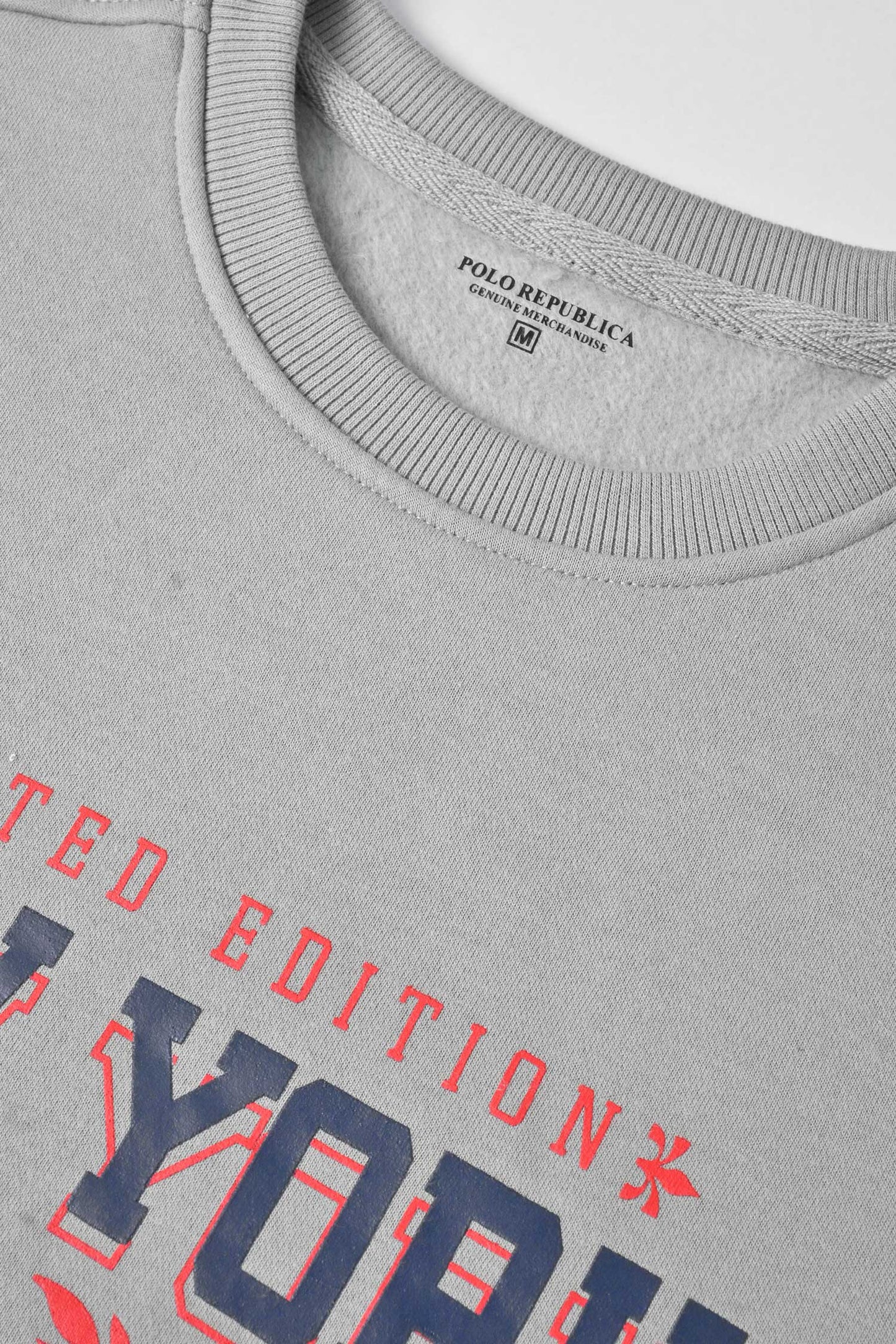 Polo Republica Men's New York Printed Fleece Sweat Shirt