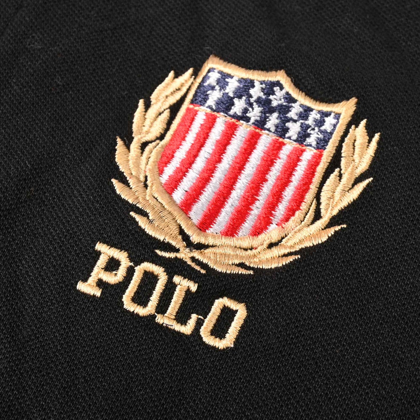 Polo Republica Men's USA Crest & 8 Embroidered Short Sleeve Polo Shirt
