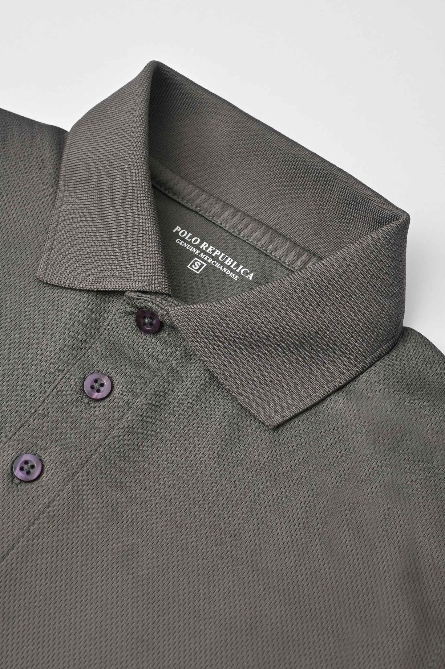 Polo Republica Men's Never Enough Printed Moisture Wicking Activewear Polo Shirt