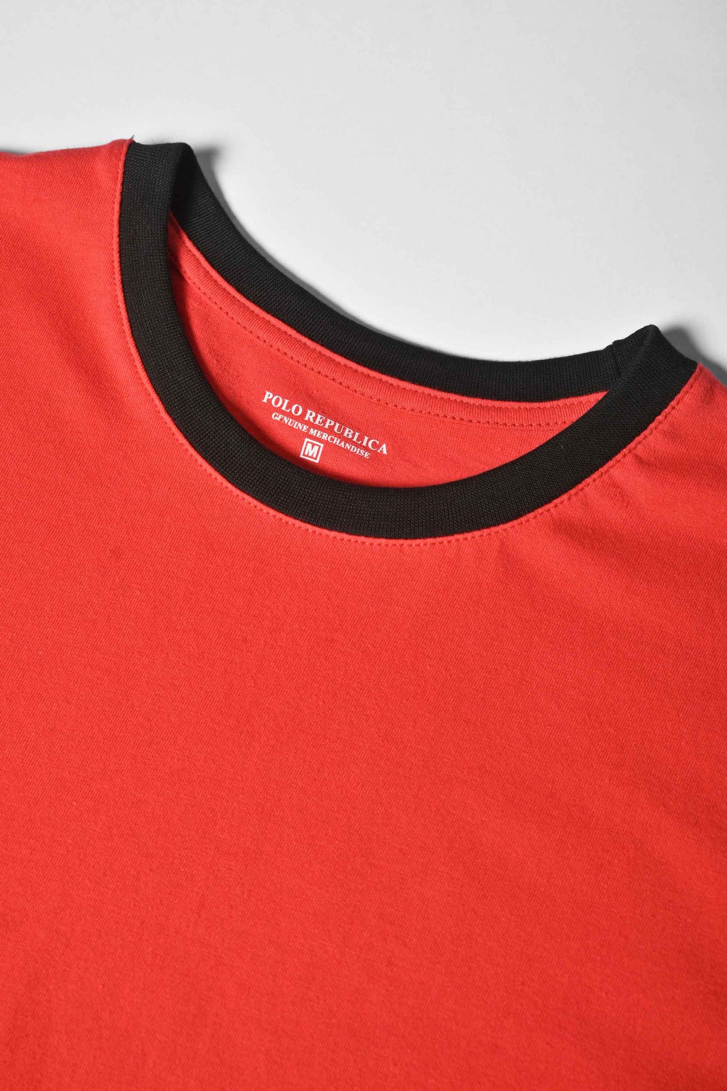 Polo Republica Men's Sun Set Printed Crew Neck Tee Shirt