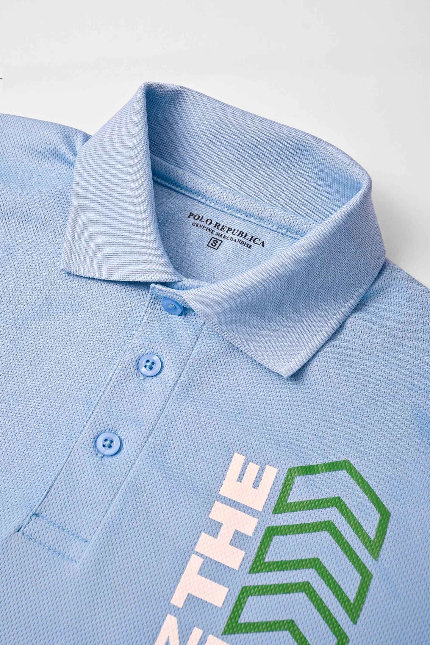 Polo Republica Men's The Next Printed Activewear Polo Shirt Men's Polo Shirt Polo Republica