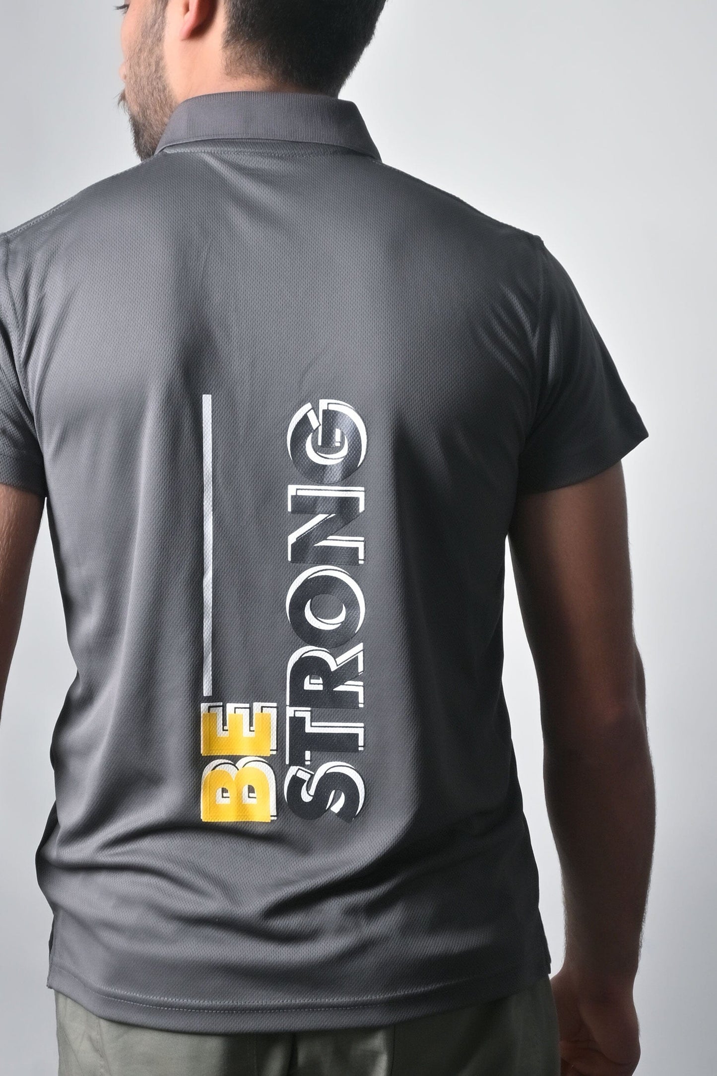 Polo Republica Men's Be Strong Activewear Polo Shirt Men's Polo Shirt Polo Republica