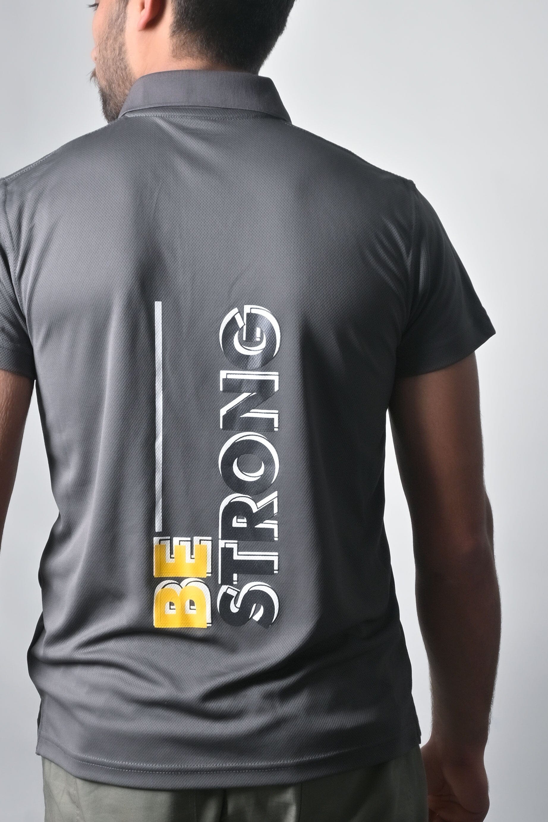 Polo Republica Men's Be Strong Activewear Polo Shirt Men's Polo Shirt Polo Republica