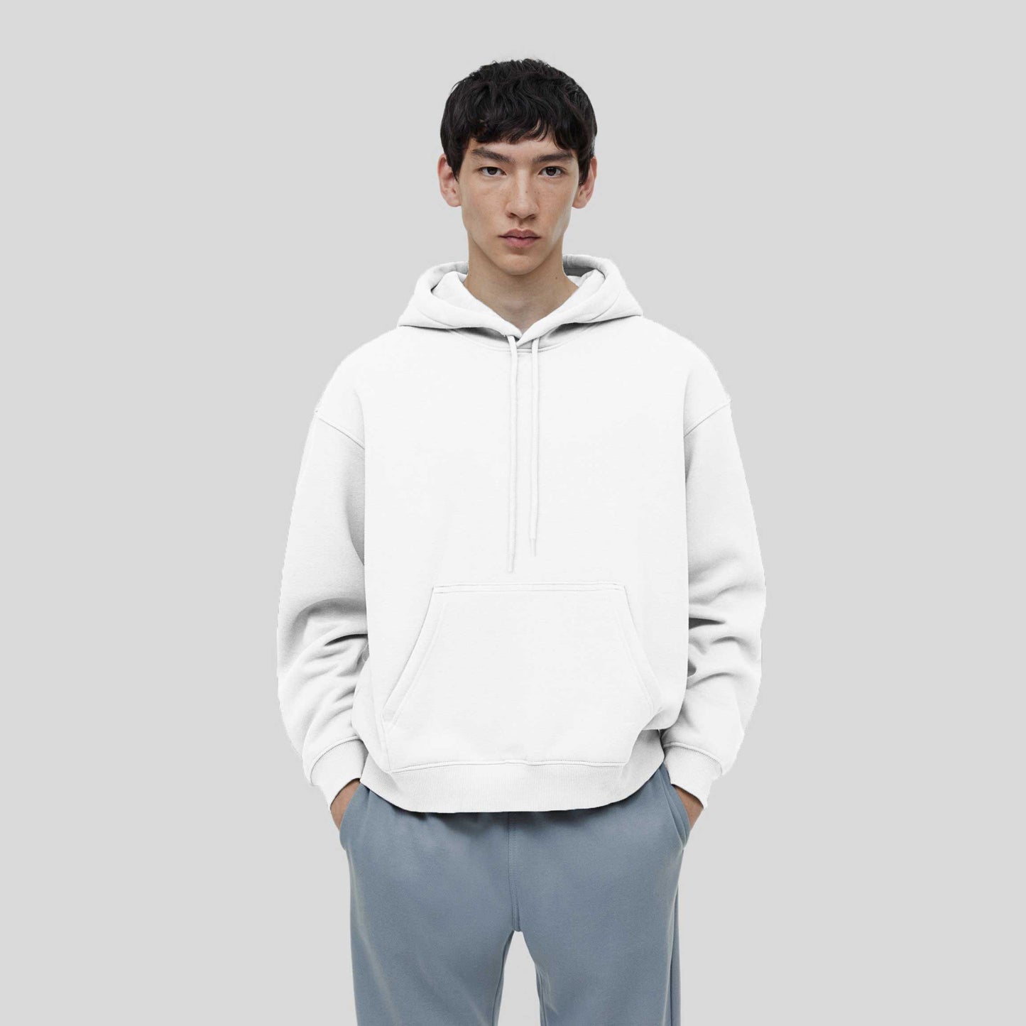 Polo Republica Men's Solid Fleece Pullover Hoodie