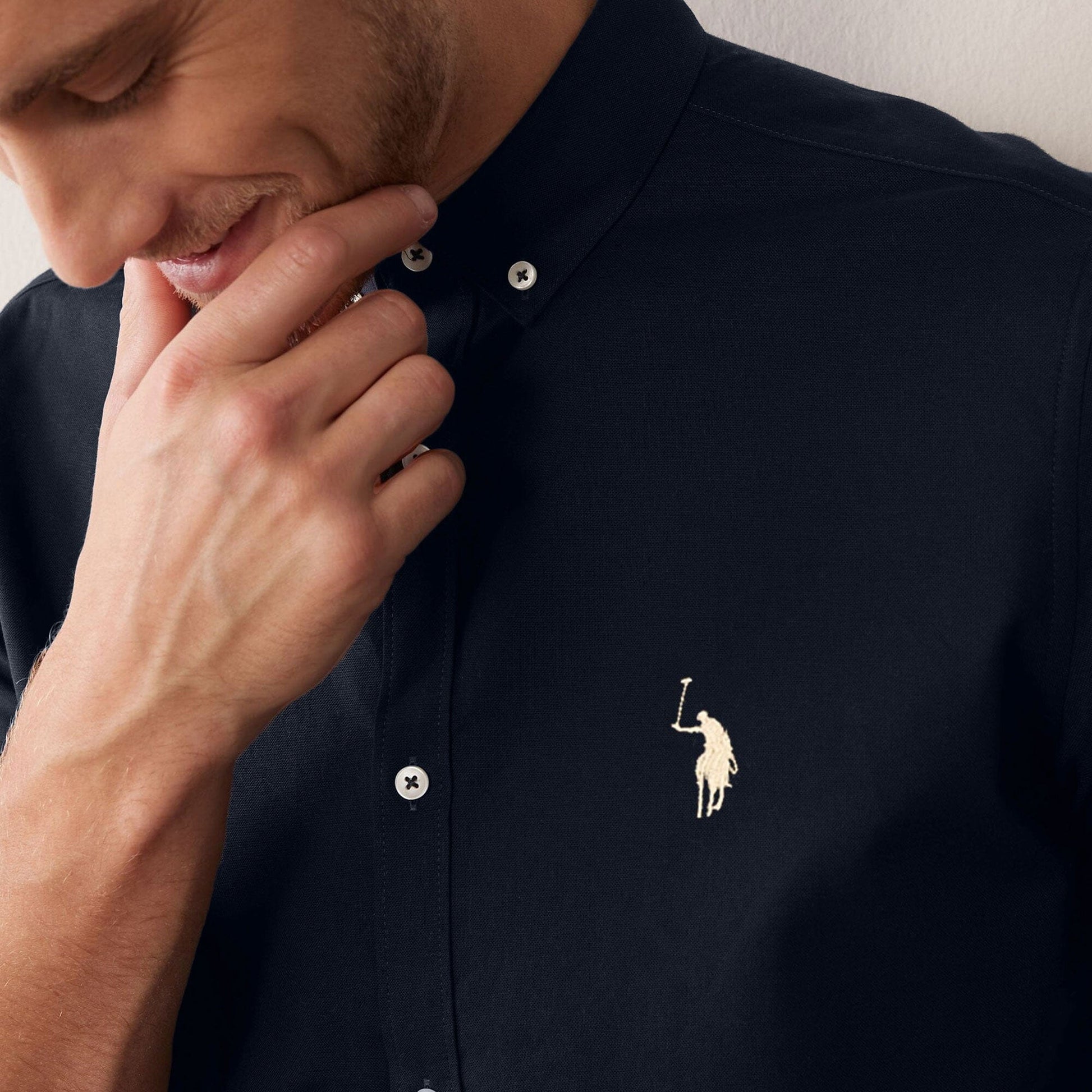 Polo Republica Men's Signature Pony Embroidered Pique Casual Shirt Men's Casual Shirt Polo Republica