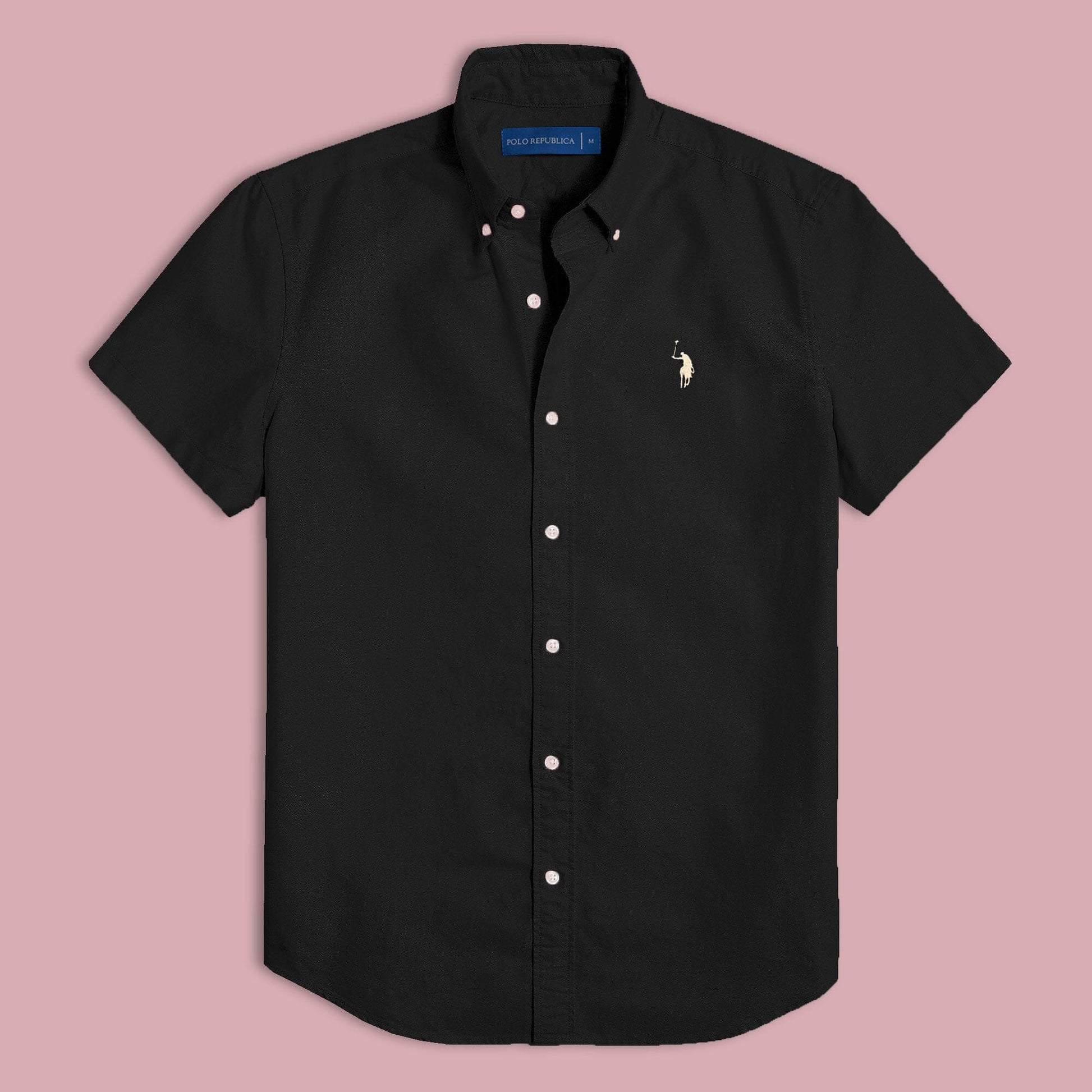 Polo Republica Men's Signature Pony Embroidered Pique Casual Shirt Men's Casual Shirt Polo Republica