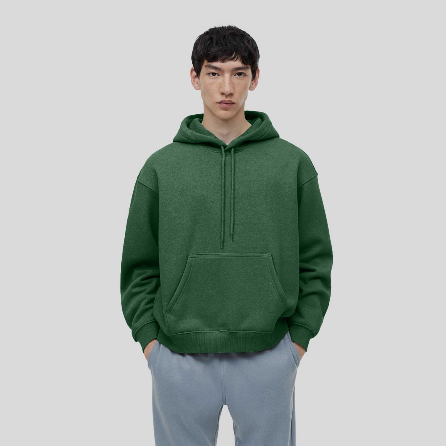 Polo Republica Men's Solid Fleece Pullover Hoodie