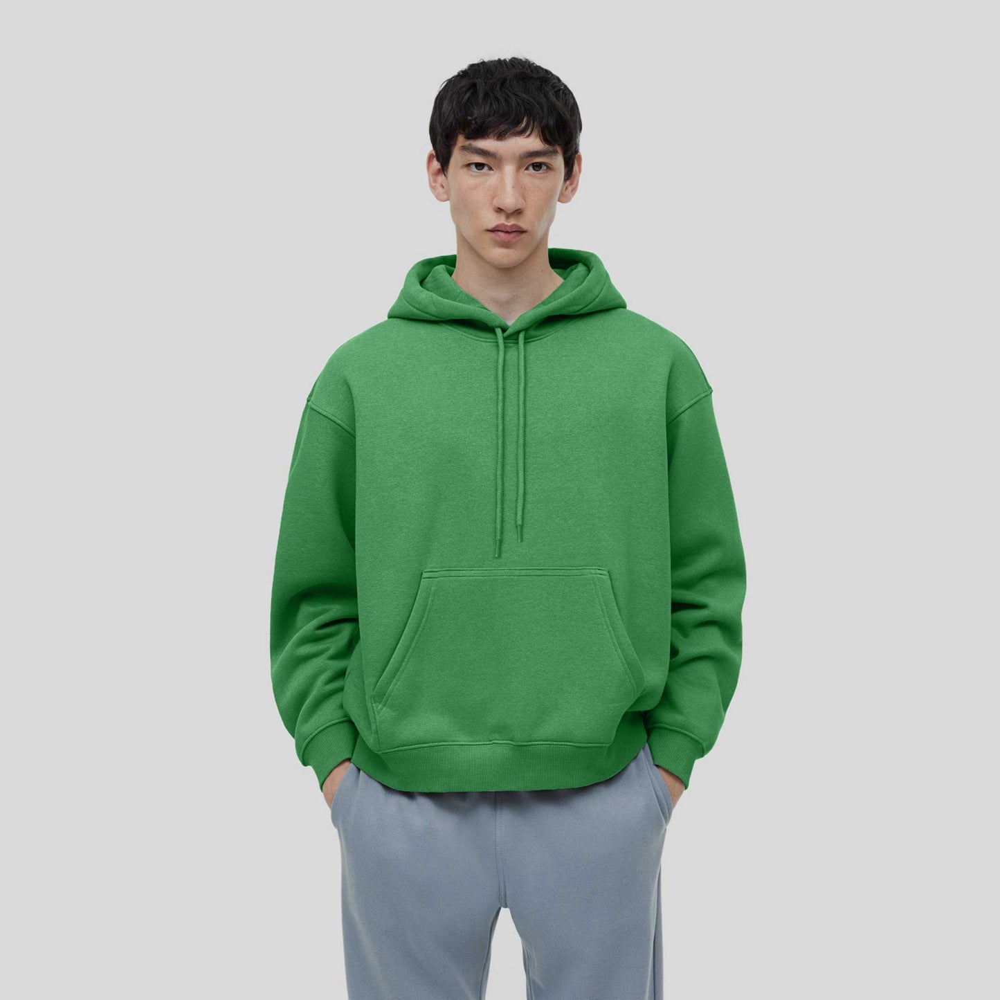 Polo Republica Men's Solid Fleece Pullover Hoodie