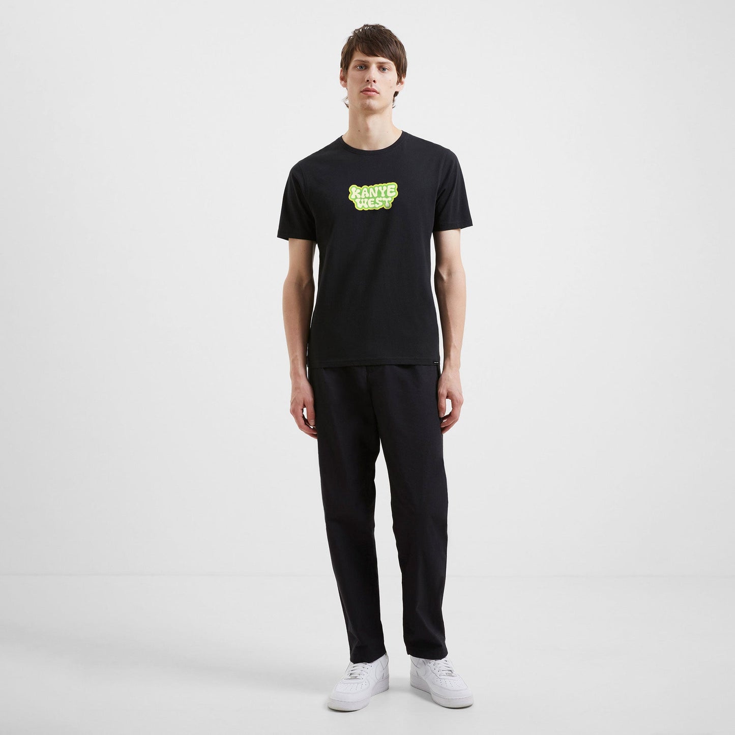 Polo Republica Men's Kayne West Printed Crew Neck Tee Shirt