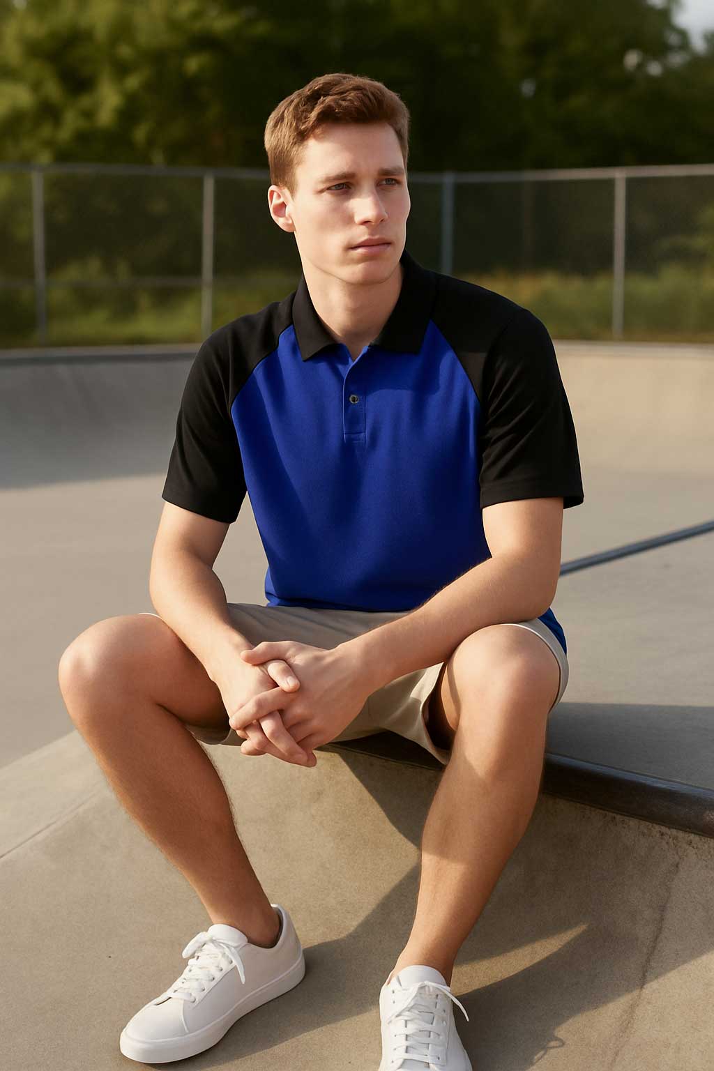 Polo Republica Men's Raglan Sleeve Polo Shirt