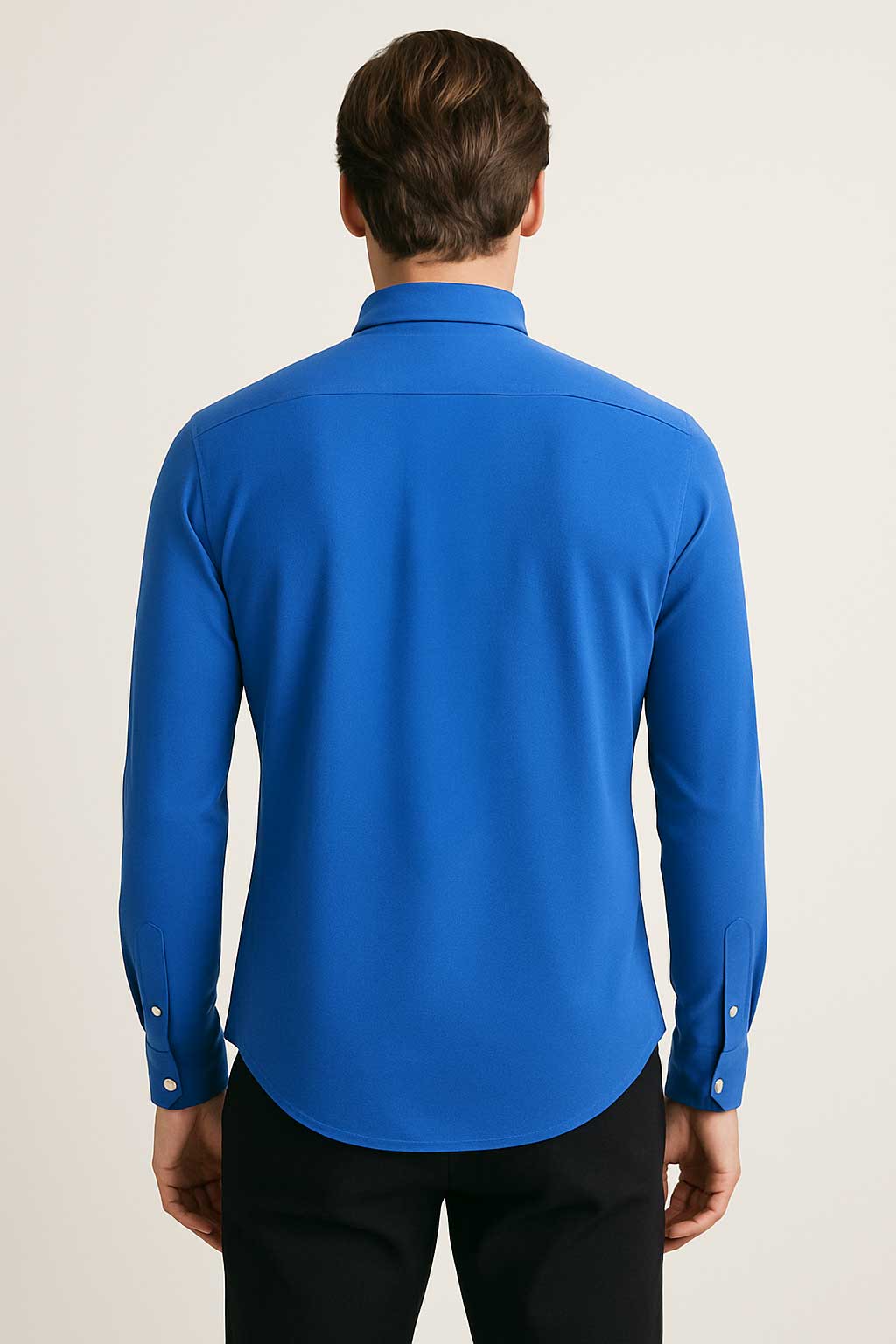 Polo Republica Men's Four-Way Stretch Signature Pony Casual Shirt