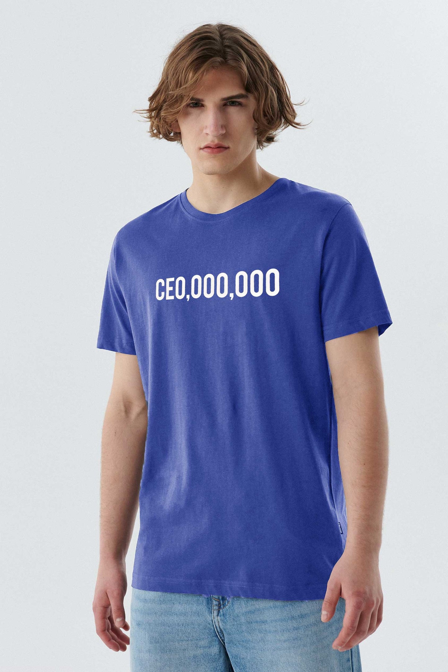 Men's  Printed Crew Neck Tee Shirt CEO Millionaire