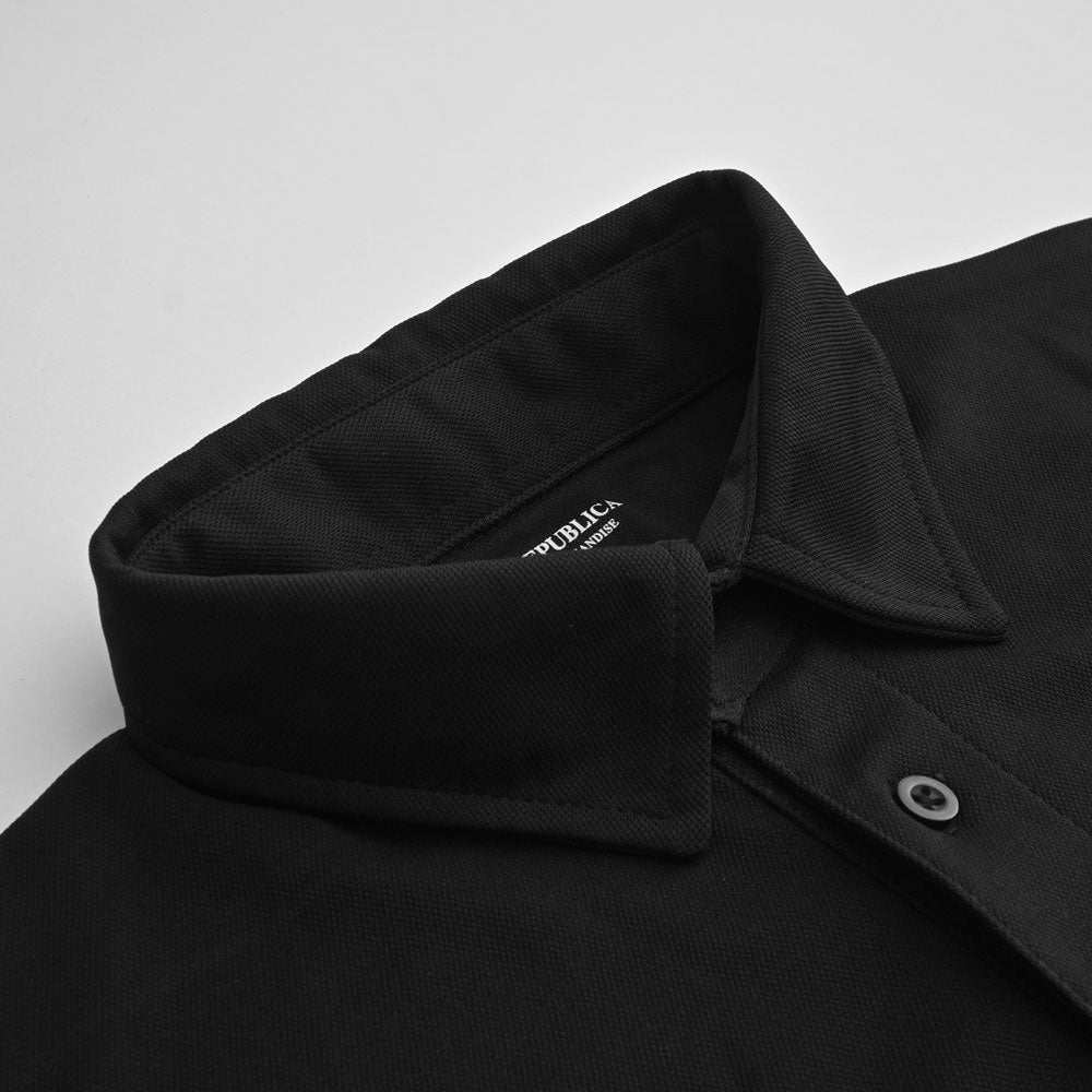 Polo Republica Men's Triple Stripes PRC Printed Activewear Polo Shirt Men's Polo Shirt Polo Republica