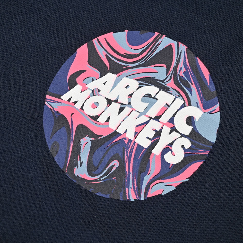 Polo Republica Men's Arctic Monkeys Printed Raglan Sleeve Tee Shirt Men's Tee Shirt Polo Republica