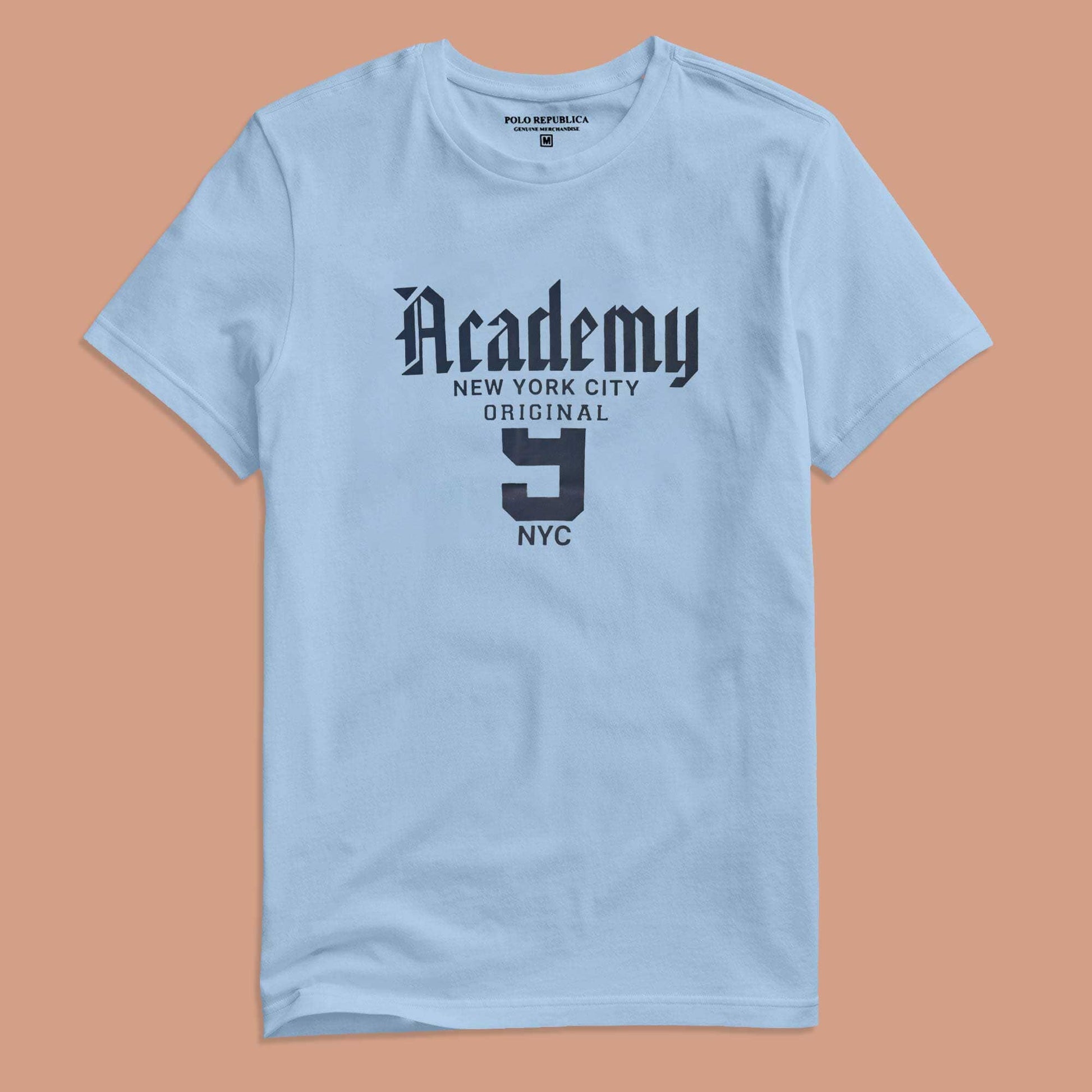 Polo Republica Men's Academy Printed Crew Neck Tee Shirt Men's Tee Shirt Polo Republica