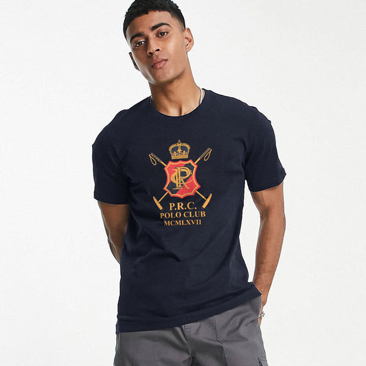 Polo Republica Men's PRC Polo Club Printed Crew Neck Tee Shirt Men's Tee Shirt Polo Republica