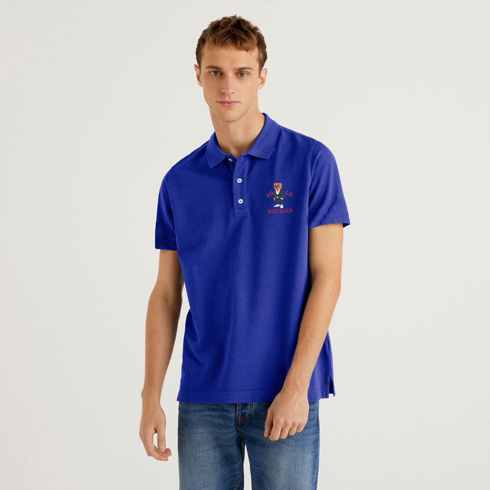 Polo Republica Men's Bear Republica Embroidered Pique Polo Shirt Men's Polo Shirt Polo Republica