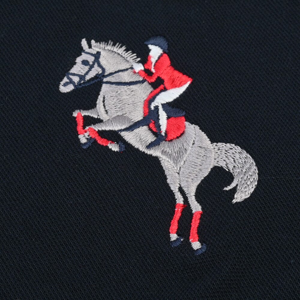 Polo Republica Men's Jumping Horse & 8 Embroidered Polo Shirt Men's Polo Shirt Polo Republica