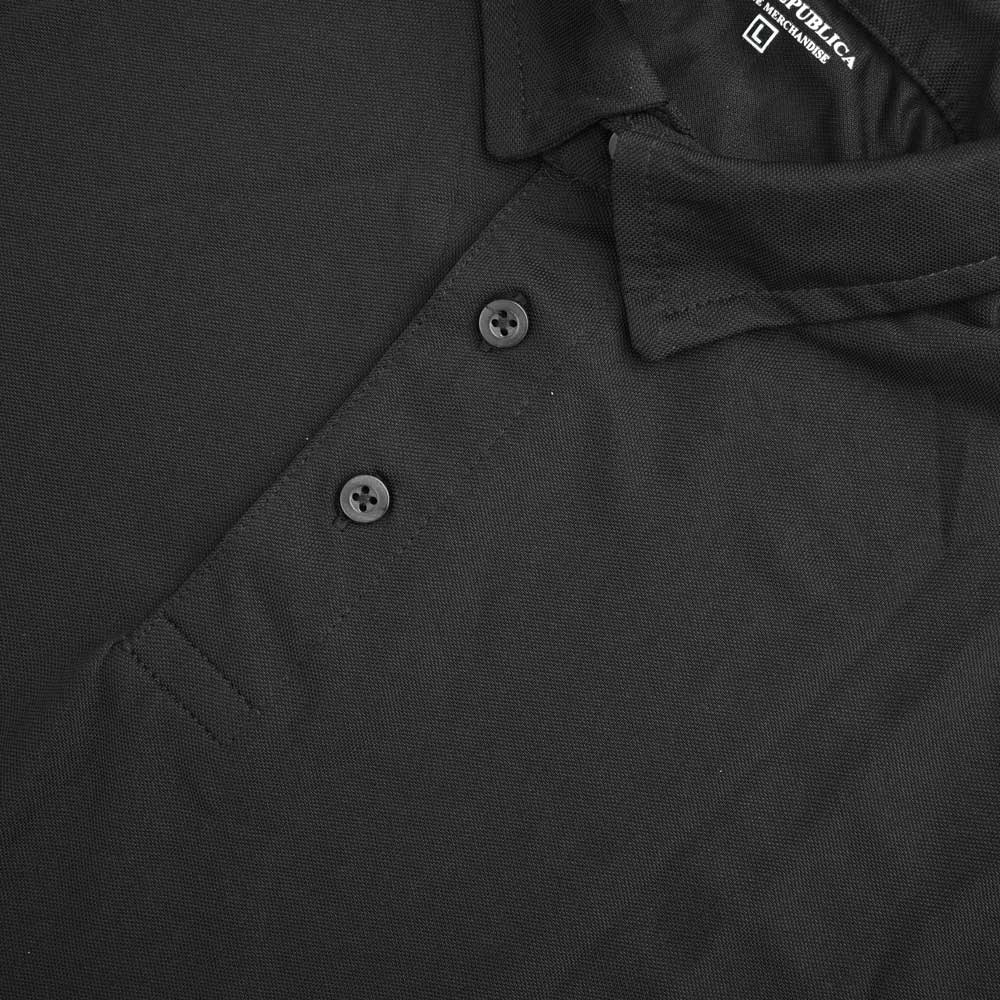 Polo Republica Men's Shoulder And Back Stripes Activewear Polo Shirt Men's Polo Shirt Polo Republica