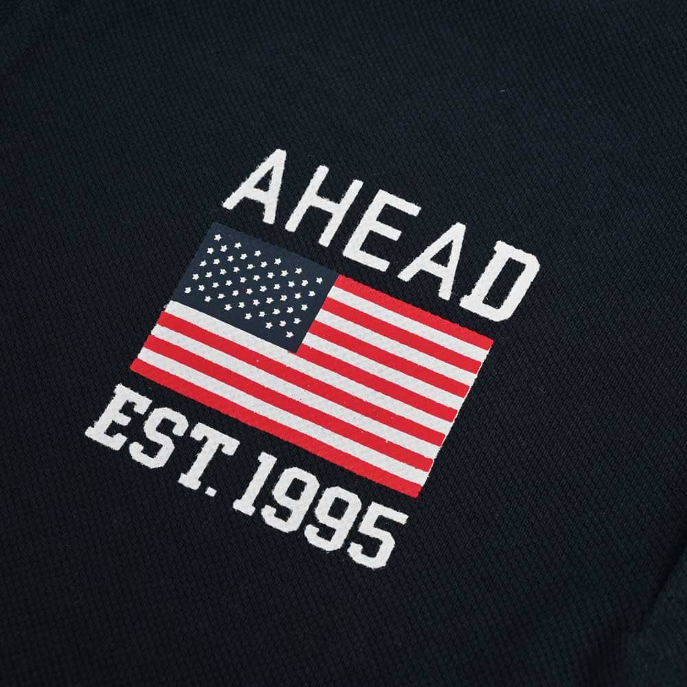 Polo Republica Men's USA Flag 95 Printed Polo Shirt Men's Polo Shirt Polo Republica