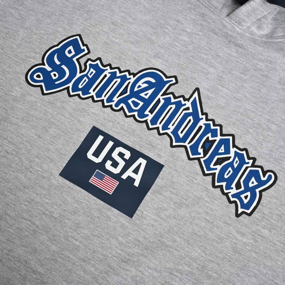 Polo Republica Men's San Andreas Printed Fleece Pullover Hoodie Men's Pullover Hoodie Polo Republica