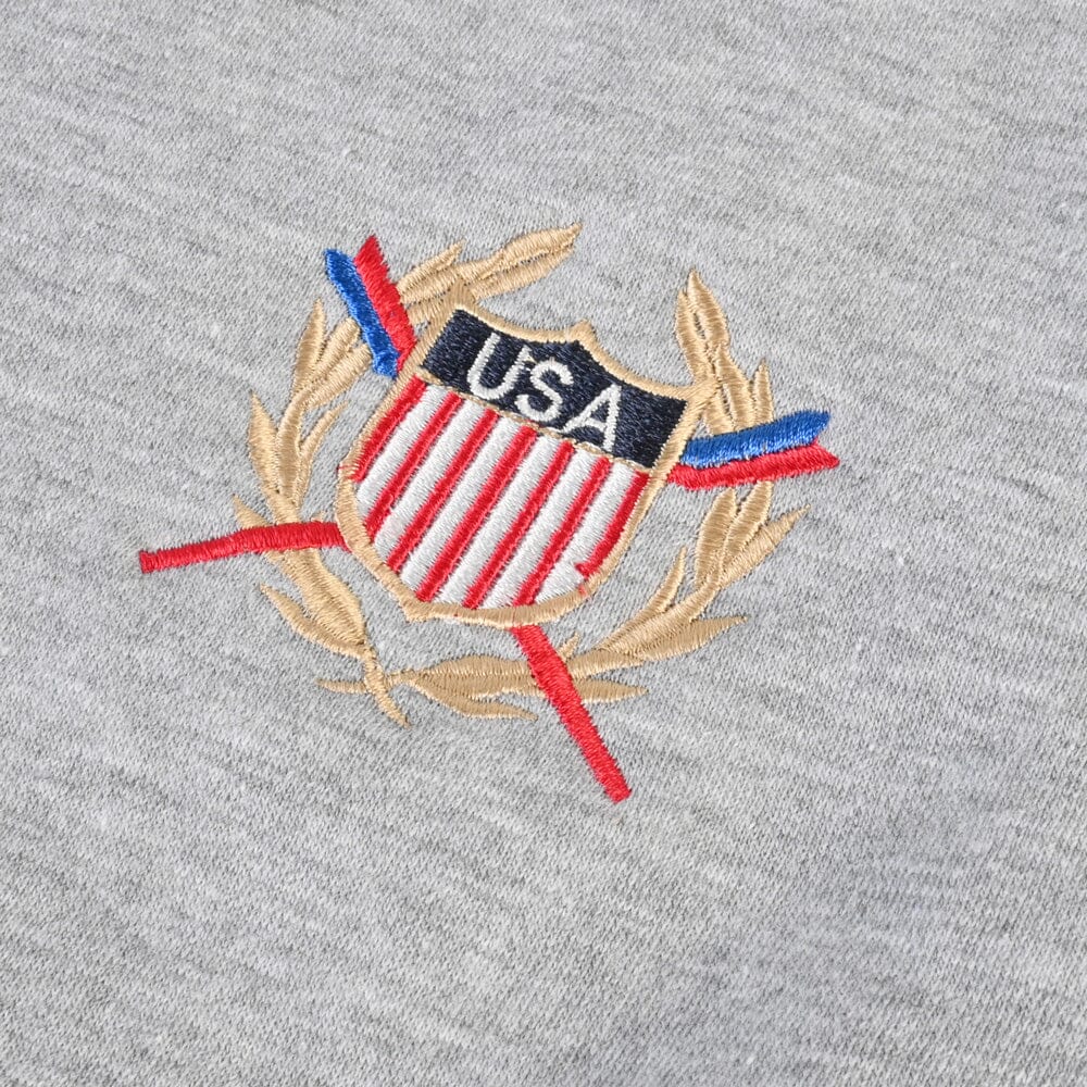 Polo Republica Men's USA Crest & 85 Embroidered Zipper Hoodie Men's Zipper Hoodie Polo Republica