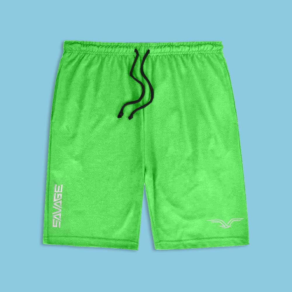 Polo Republica Men's Bird & Savage Embroidered Pique Shorts Men's Shorts Polo Republica Green S