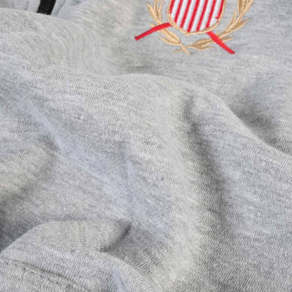 Polo Republica Men's USA Crest & 85 Embroidered Zipper Hoodie Men's Zipper Hoodie Polo Republica