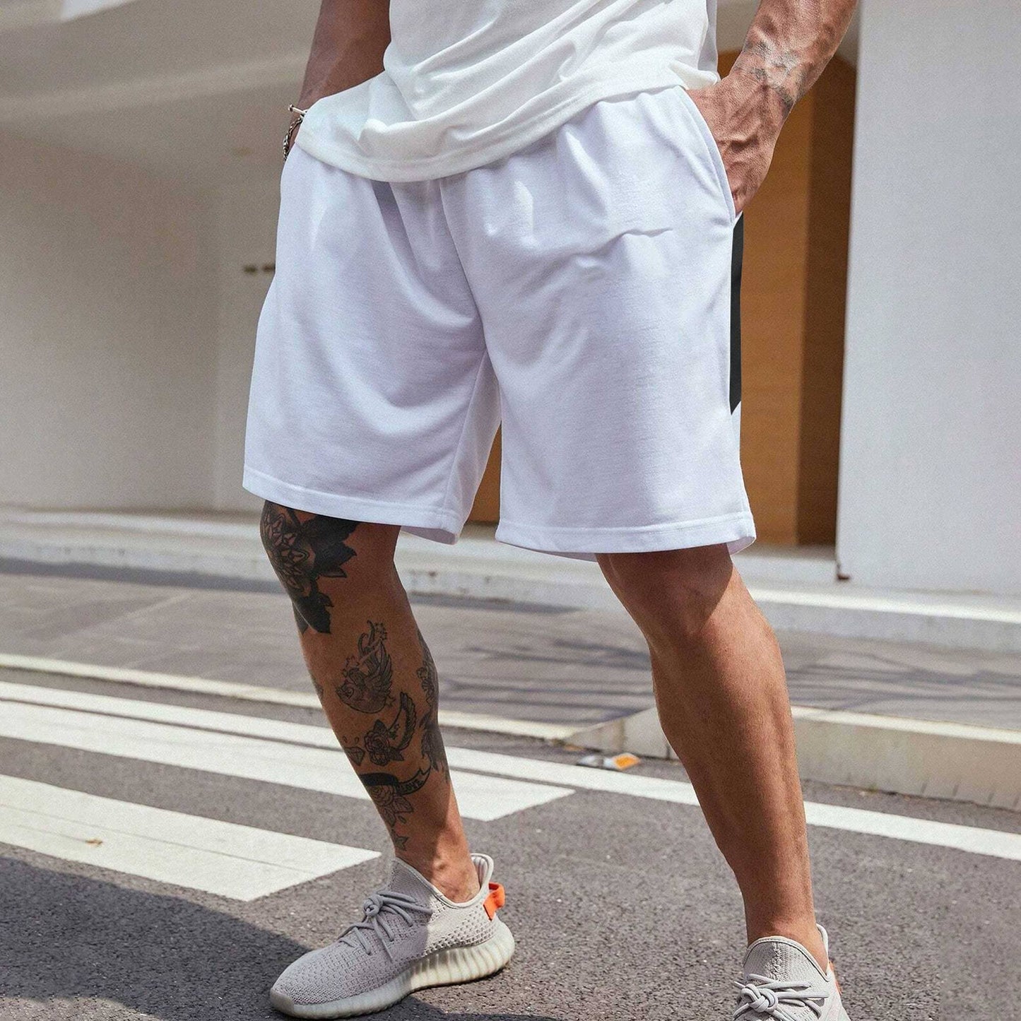 Polo Republica Men's Foshan Contrast Panel Pique Shorts Men's Shorts Polo Republica