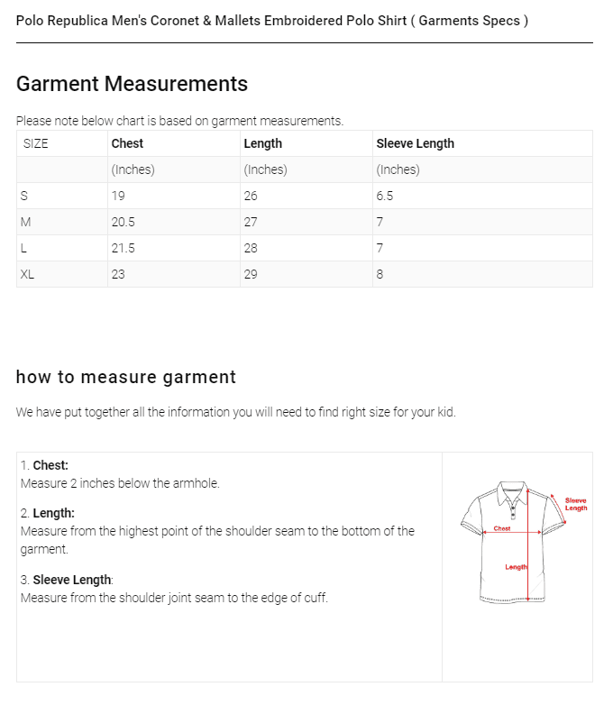 Polo Republica Men's Polo Crown & Crest Embroidered Pique Pocket Polo Shirt Men's Polo Shirt Polo Republica