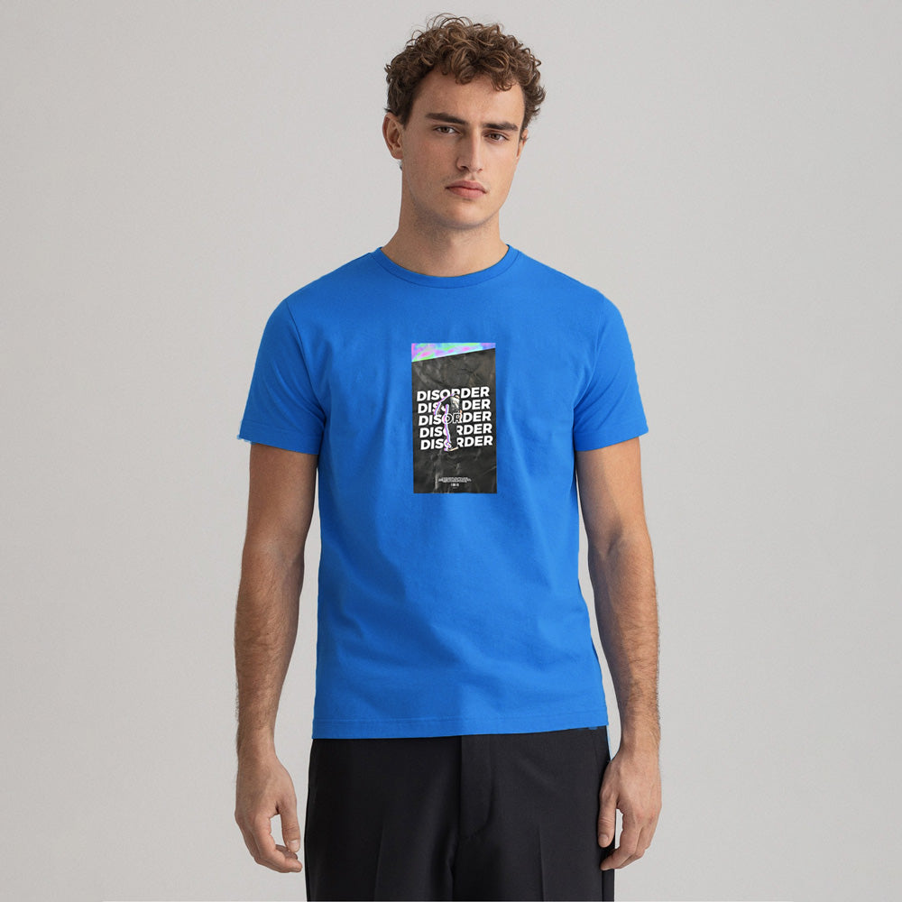 Polo Republica Men's Disorder Printed Crew Neck Tee Shirt Men's Tee Shirt Polo Republica