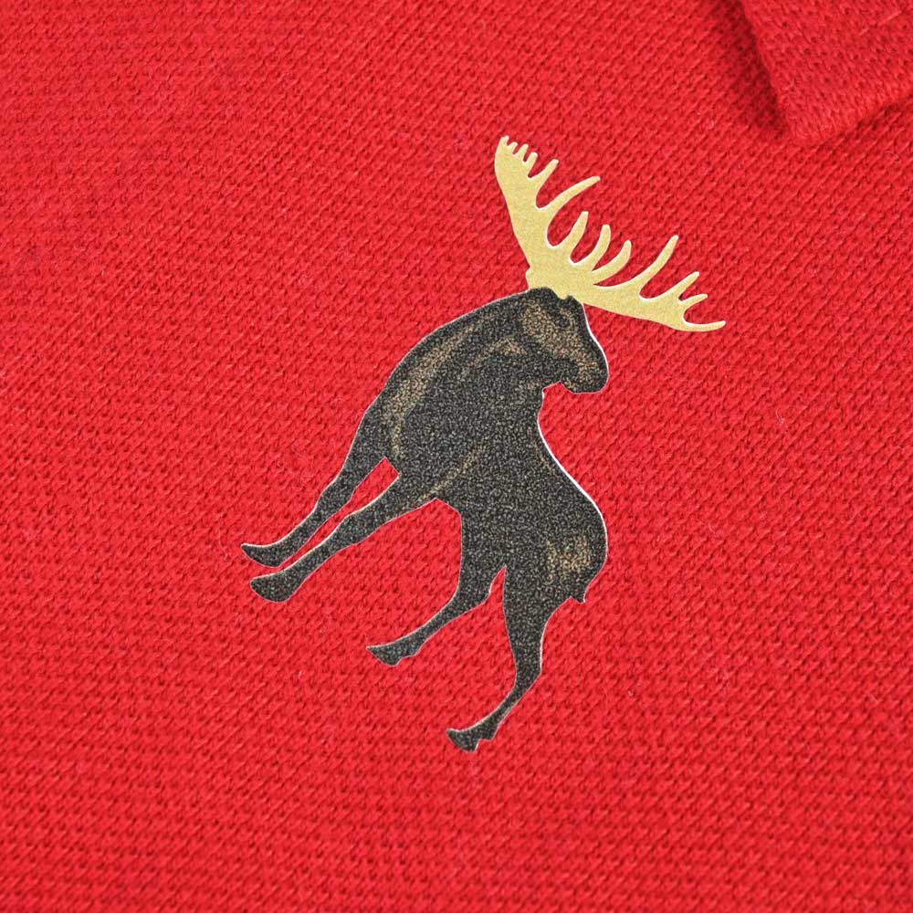 Polo Republica Moose-1 Printed Design Short Sleeve Baby Romper Romper Polo Republica