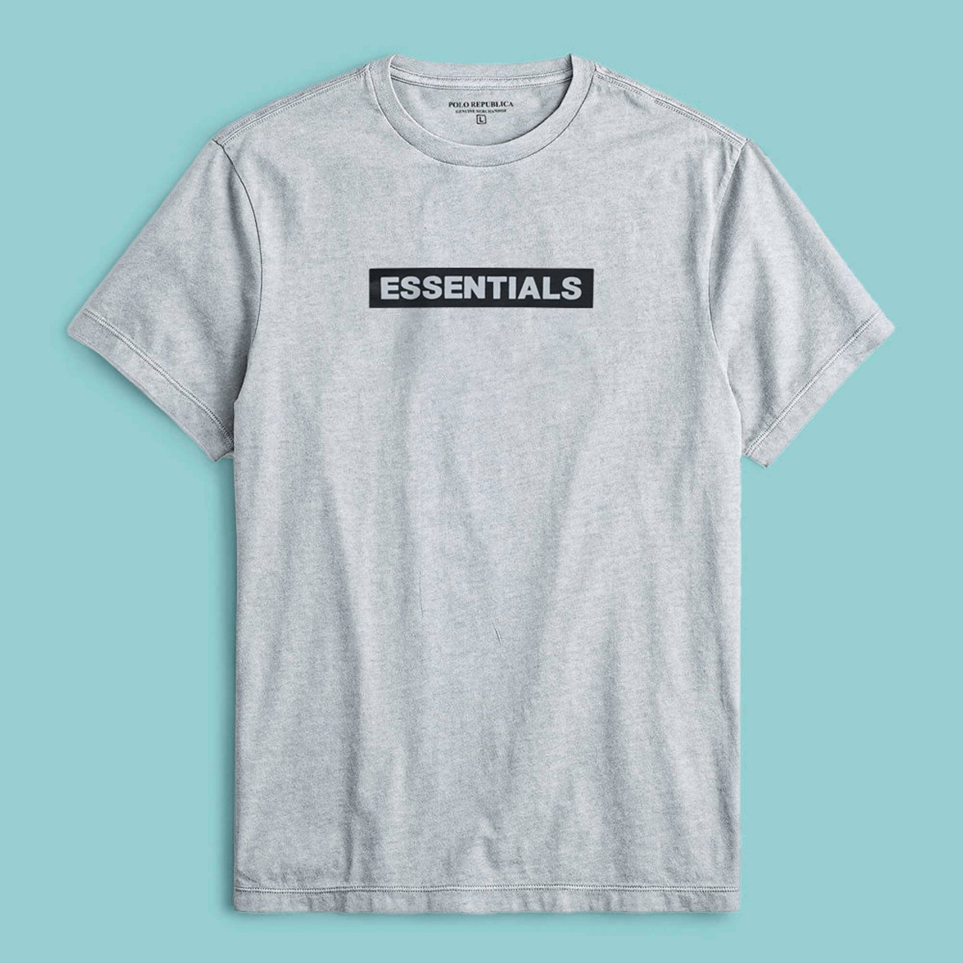 Polo Republica Men's Essentials Printed Crew Neck Tee Shirt Men's Tee Shirt Polo Republica