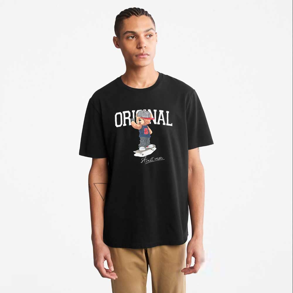 Polo Republica Men's Original Bear Printed Short Sleeve Tee Shirt Men's Tee Shirt Polo Republica